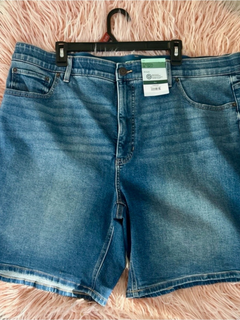 Terra & Sky Women's Blue Denim Jean Shorts